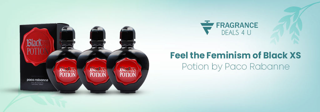 Feel the Feminism of Black XS Potion by Paco Rabanne